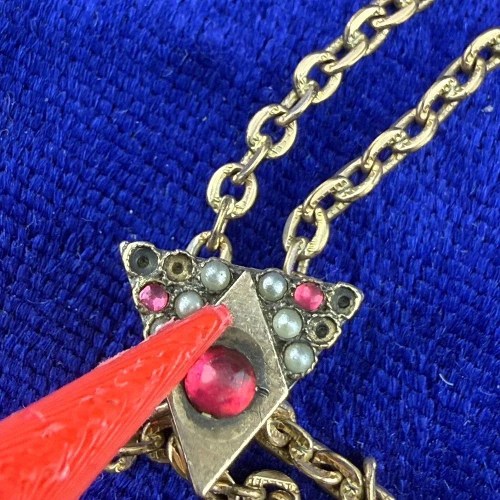 Vintage CAM&CO Gold Filled Watch Chain Slider 48